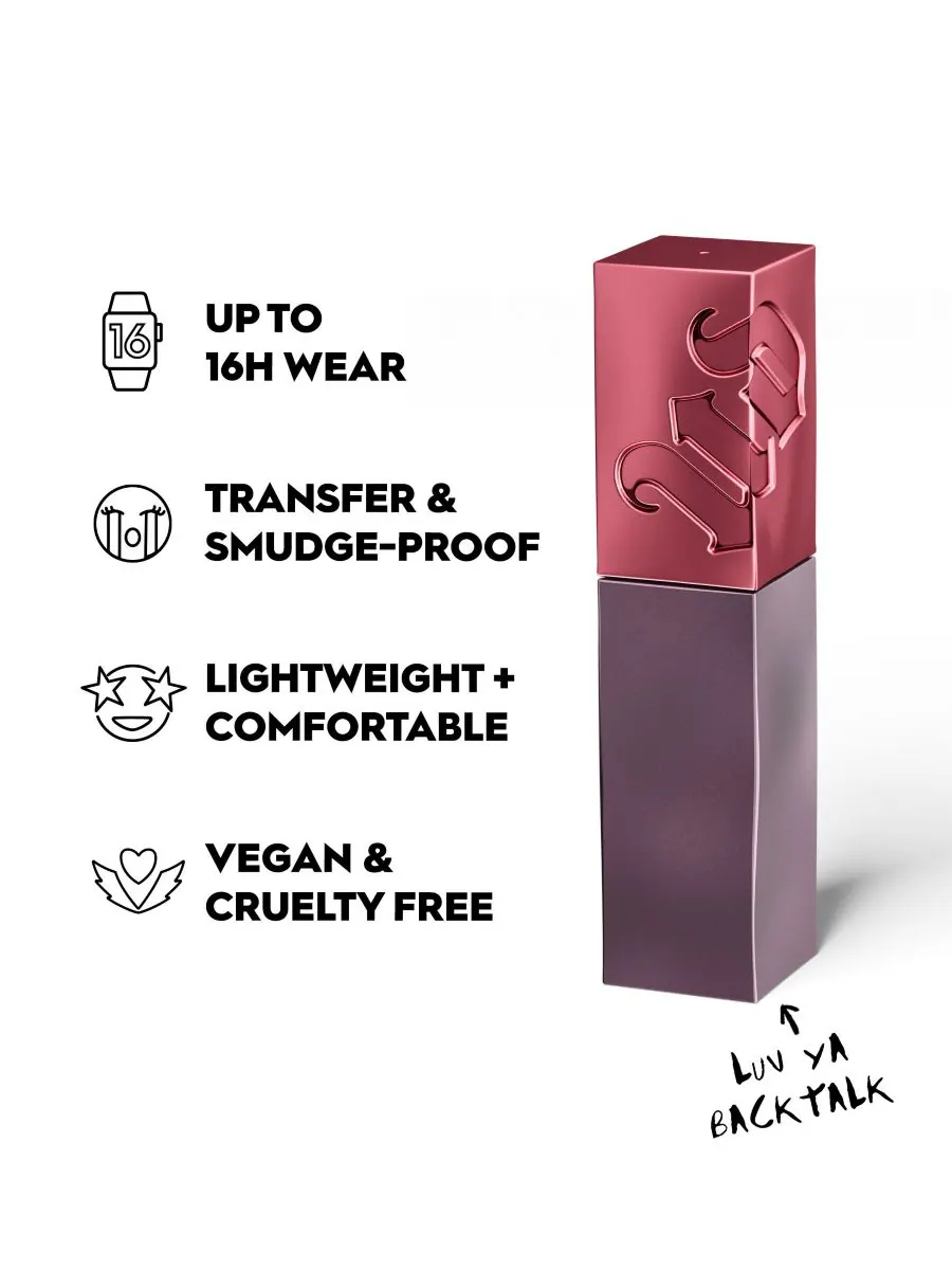 Жидкая стойкая помада Vice Lip Bond Urban Decay, цвет kissing frenzy — изображение 3 из 4