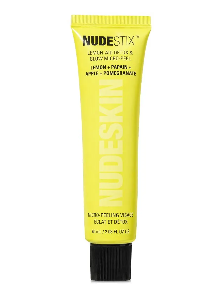 Пилинг-маска для лица Nudeskin Lemon-Aid Detox & Glow Micro-Peel, 60 мл NUDESTIX — изображение 2 из 10