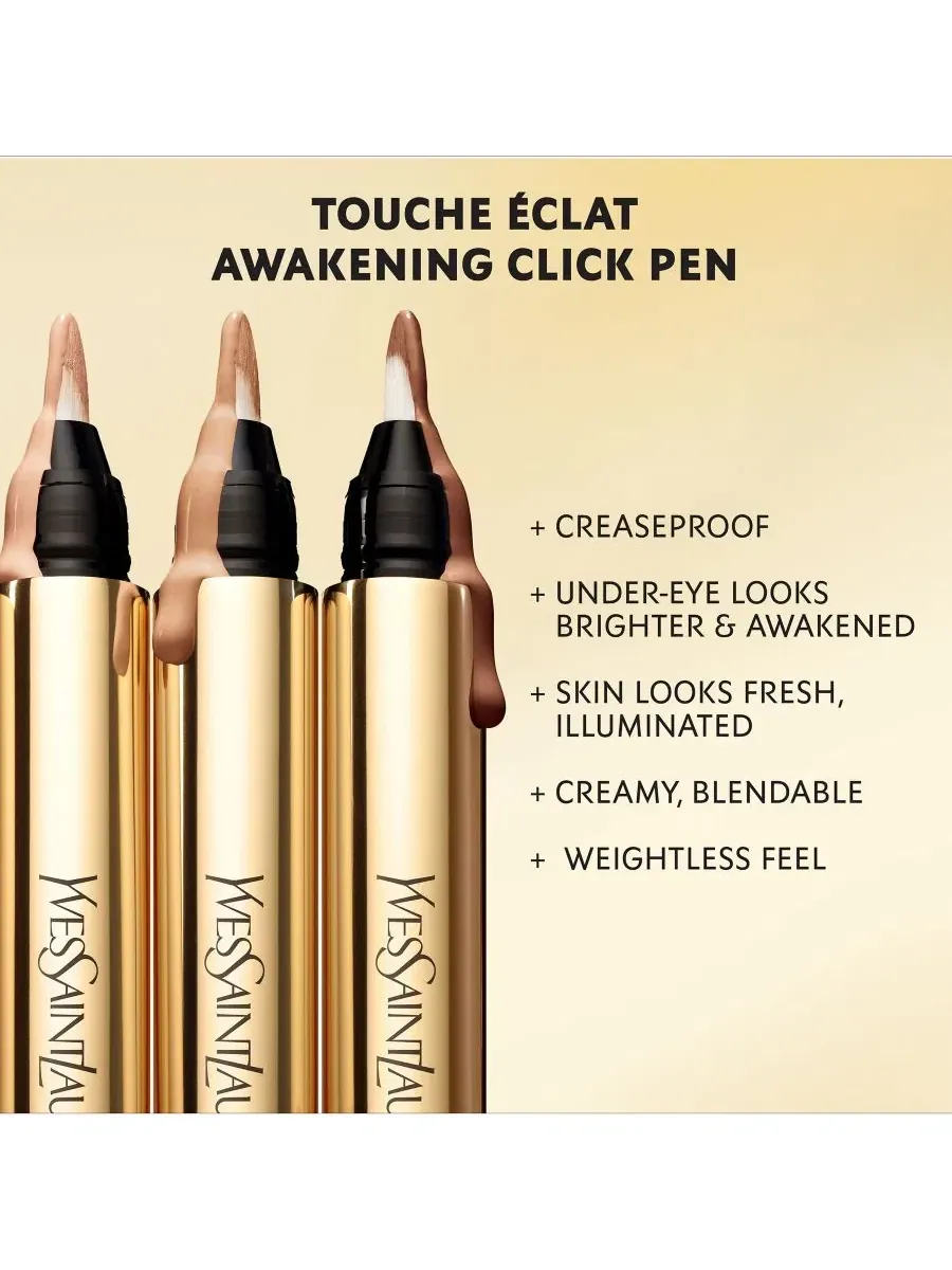 Хайлайтер-консилер Touche Éclat All-Over Brightening Concealer Pen, 7 Luminous Mocha Yves Saint — изображение 3 из 5