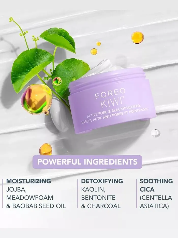 Маска для лица Foreo — От черных точек Kiwi Active Pore, 100 г — изображение 2 из 6