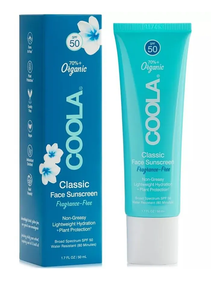 Классический солнцезащитный крем для лица SPF 50, 1,7 унции Coola