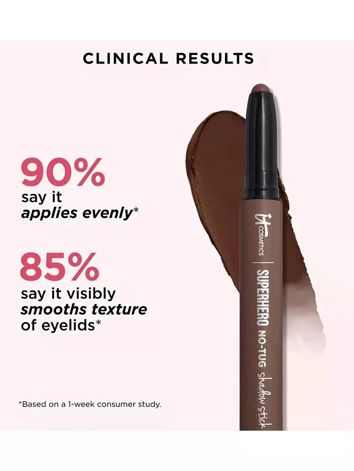 Теневая палочка Superhero No-Tug It Cosmetics, цвет Fearless Umber — изображение 4 из 8