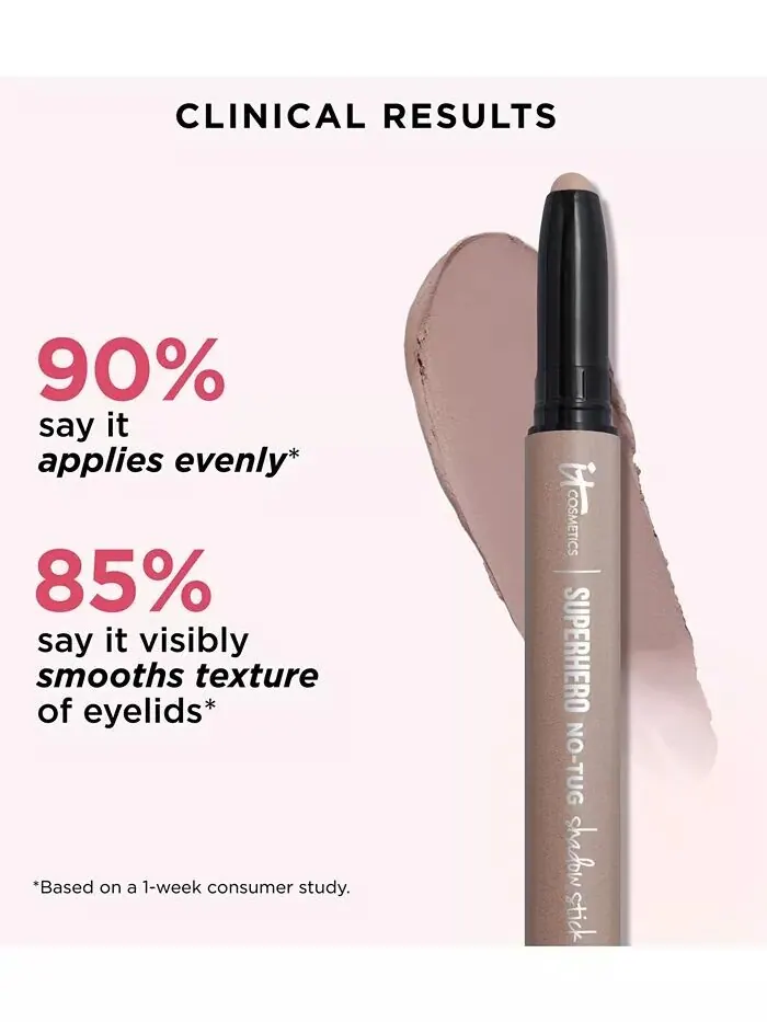 Теневая палочка Superhero No-Tug It Cosmetics, цвет Transformative Taupe — изображение 4 из 8