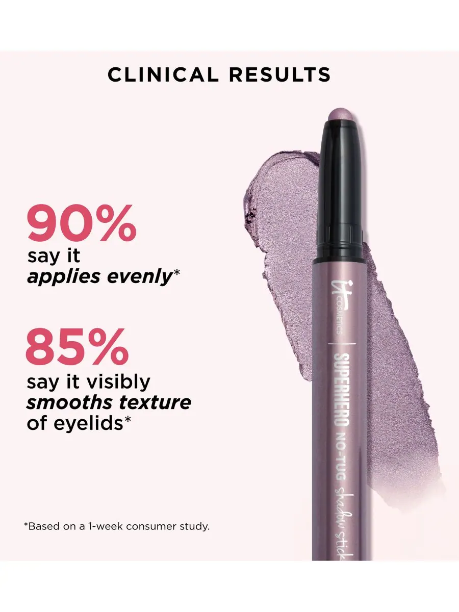 Палочка для теней Superhero No Tug Shadow Stick IT Cosmetics, цвет epic amethyst — изображение 4 из 8