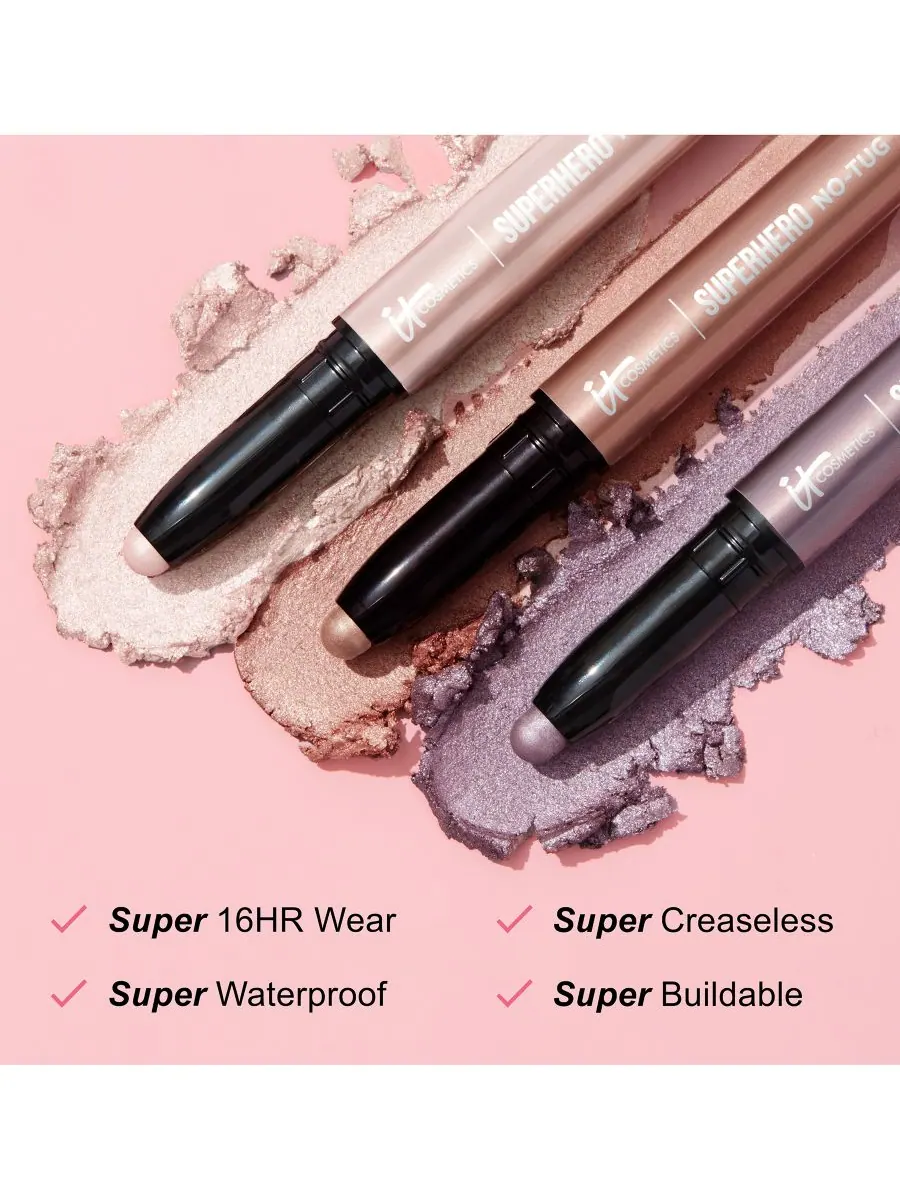 Палочка для теней Superhero No Tug Shadow Stick IT Cosmetics, цвет epic amethyst — изображение 6 из 8