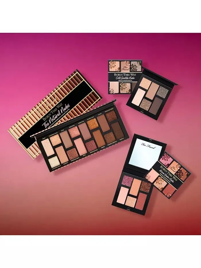 Born This Way Холодная мини-палетка нейтральных теней для век Too Faced — изображение 3 из 9