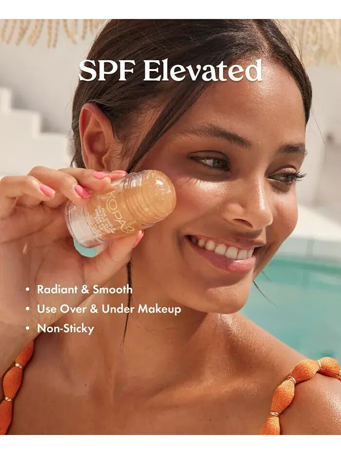 Солнцезащитный крем Sun Shield On-The-Glow Sheer Stick SPF 40, 1 унция Kopari Beauty — изображение 6 из 7