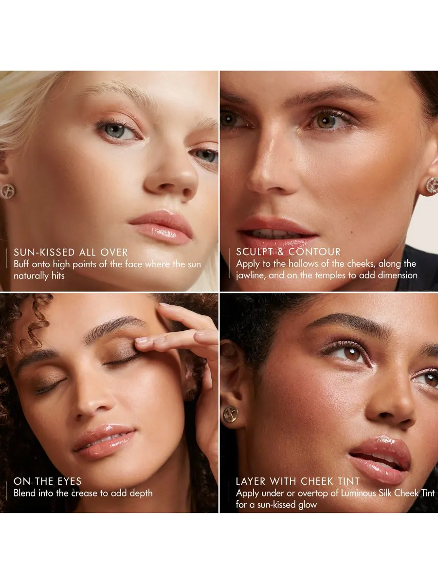 Кремовая бронзирующая пудра Giorgio Luminous Silk Armani, цвет 90 — изображение 7 из 8
