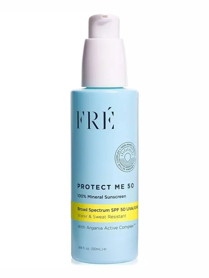 Protect Me 50 Минеральный солнцезащитный и увлажняющий крем, 1,69 унции Fre