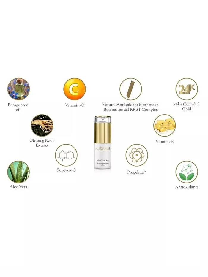 Сыворотка Allegresse 24 Karat Skin Care — 24K для ухода за кожей лица — изображение 3 из 3