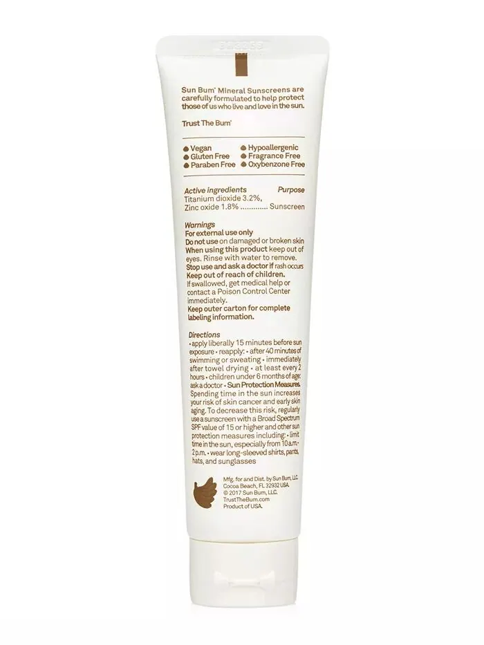 Крем для лица SPF SUN BUM Минеральный солнцезащитный для лица с солнцезащитным эффектом — изображение 2 из 6