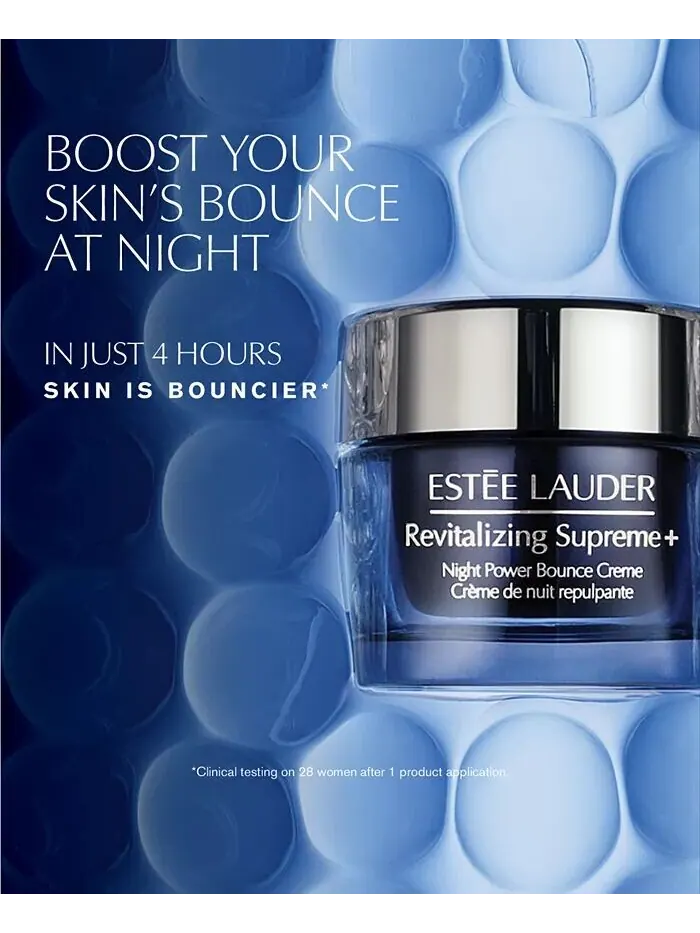 Крем для лица Estée Lauder Supreme+ Night Power Bounce Восстанавливающий увлажняющий — изображение 3 из 7