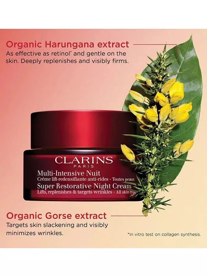 Крем для лица Clarins — Супервосстанавливающий ночной увлажняющий — изображение 7 из 8