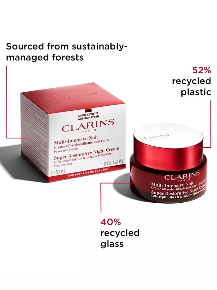 Крем для лица Clarins — Супервосстанавливающий ночной увлажняющий — изображение 8 из 8