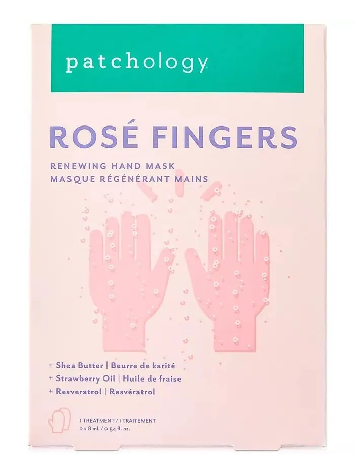 Обновляющая маска для рук Rosé Fingers Patchology — изображение 4 из 5