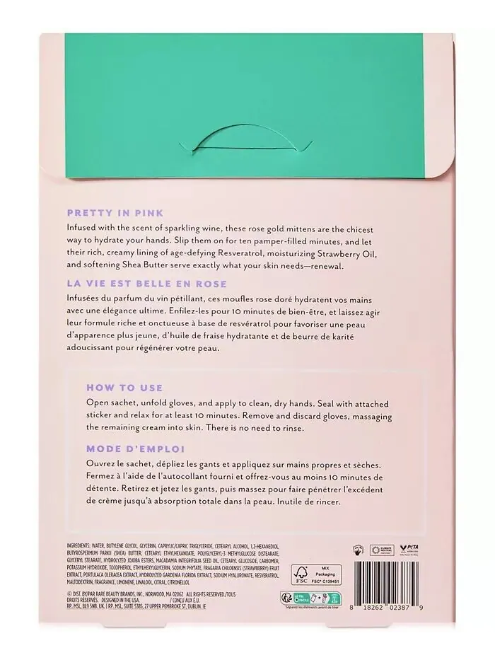 Обновляющая маска для рук Rosé Fingers Patchology — изображение 5 из 5