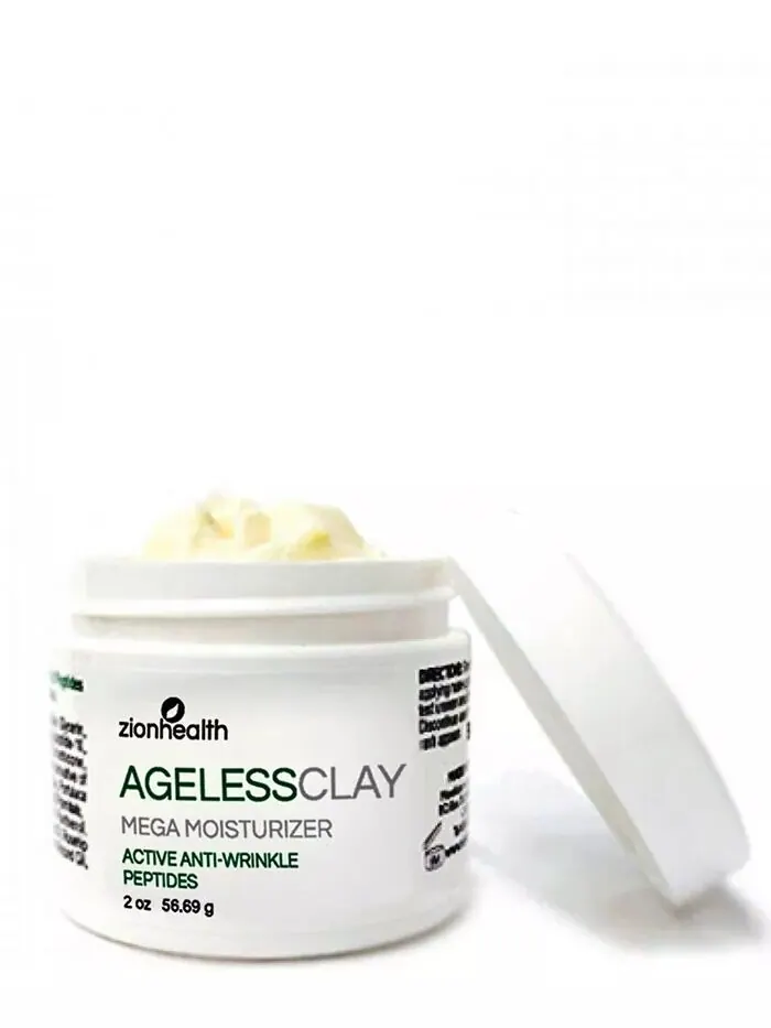 Крем для лица Zion Health — Ageless Clay против морщин с активными пептидами