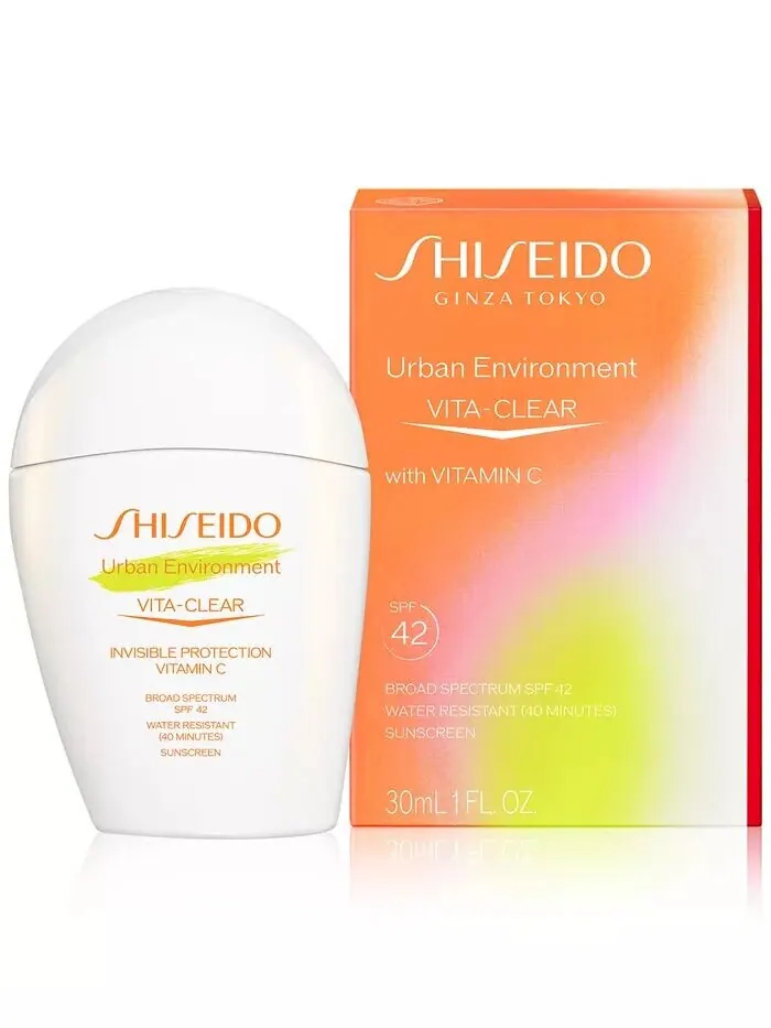 Urban Environment Vita-Clear Солнцезащитный крем SPF 42, 1 унция Shiseido — изображение 6 из 11