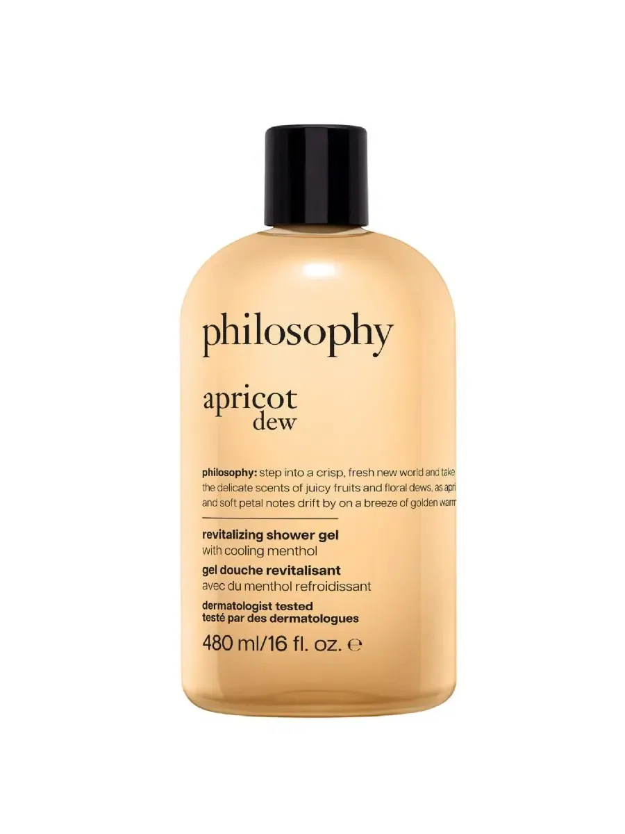 Гель для душа освежающий с ароматом абрикосовой росы, 473 мл philosophy, Apricot Dew