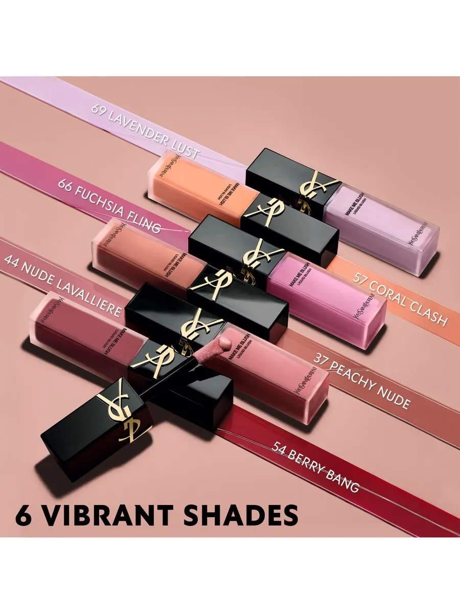 Жидкие румяна Make Me Blush Yves Saint Laurent, цвет 66 fuchsia fling — изображение 2 из 4