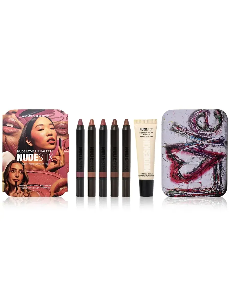 NUDESTIX Набор из 7 палеток для губ Nude Love