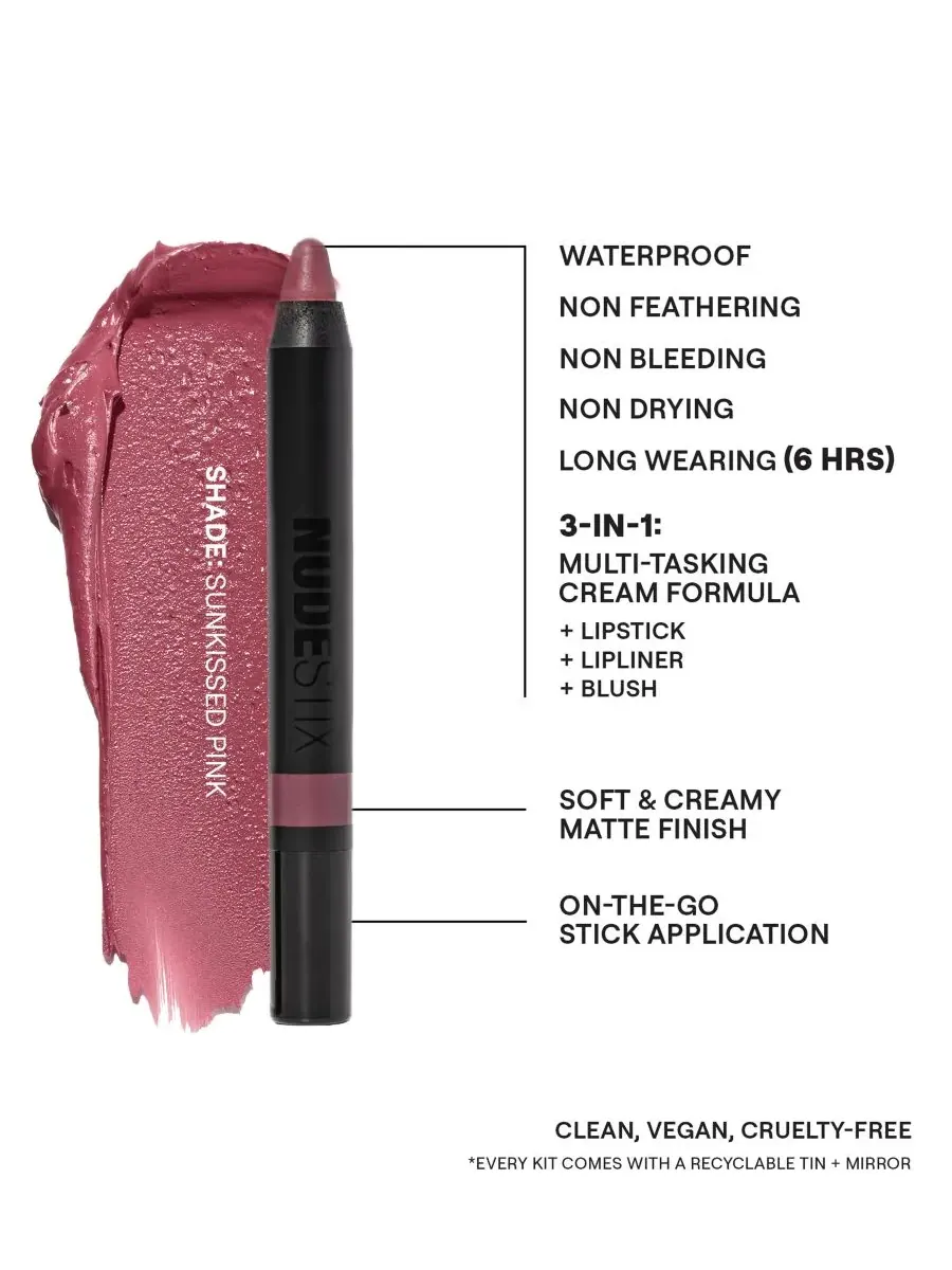 NUDESTIX Набор из 7 палеток для губ Nude Love — изображение 4 из 10