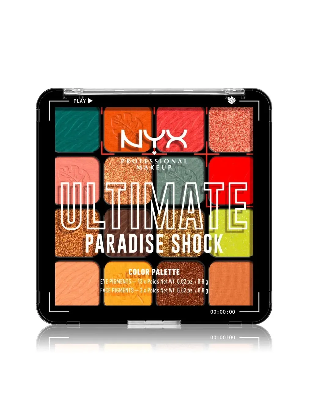 Палетка теней для век NYX Professional Makeup Ultimate: Paradise Shock