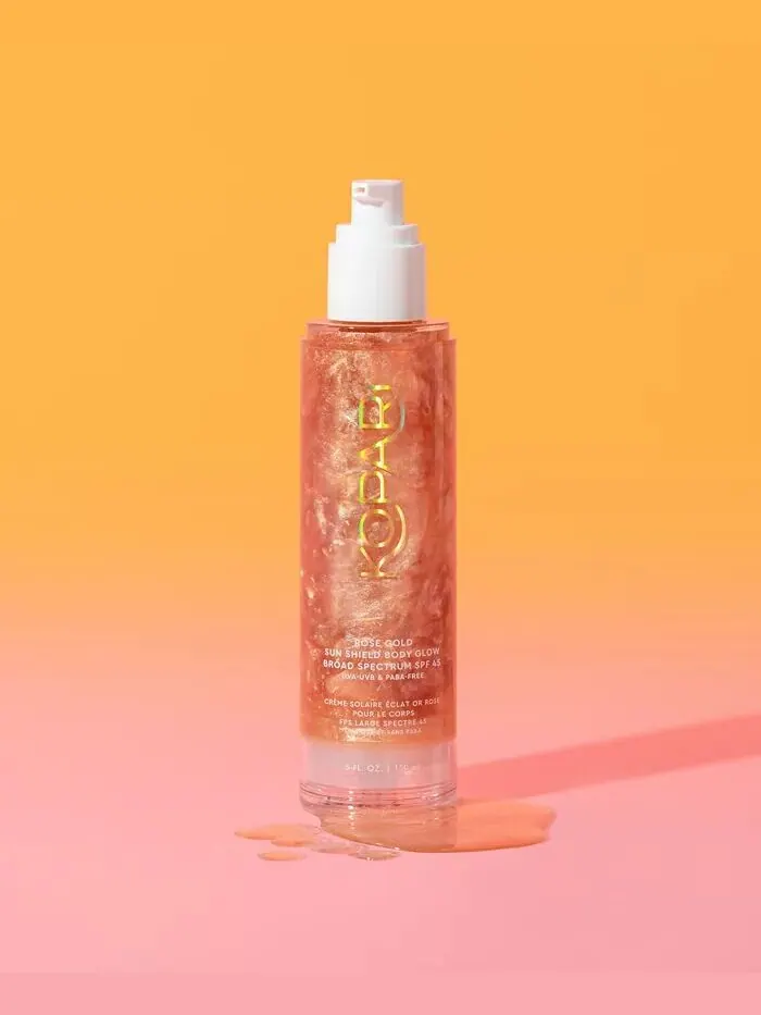 Солнцезащитный крем Golden Amber Sun Shield Body Glow SPF 30, 5 унций Kopari Beauty — изображение 3 из 8