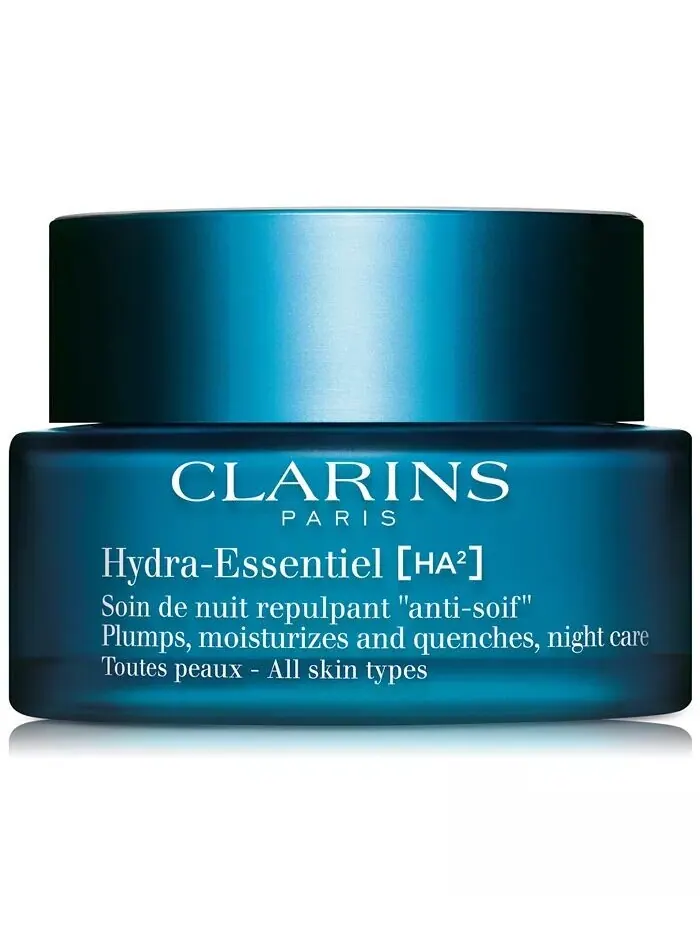 Крем для лица Clarins — Ночной увлажняющий Hydra-Essentiel с двойной гиалуроновой кислотой