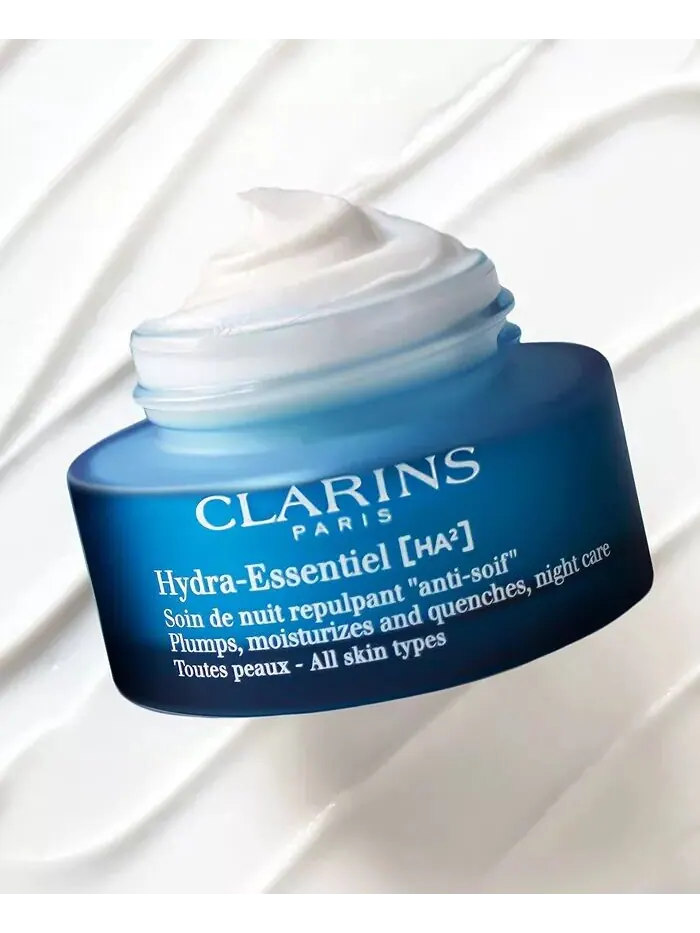 Крем для лица Clarins — Ночной увлажняющий Hydra-Essentiel с двойной гиалуроновой кислотой — изображение 4 из 9