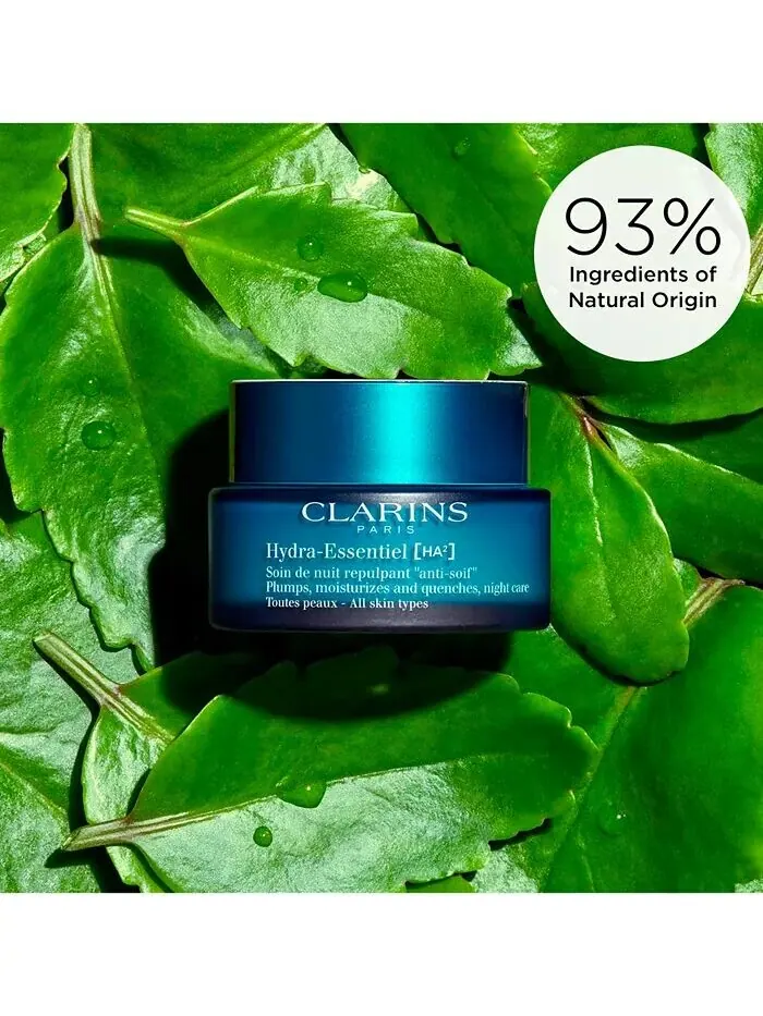 Крем для лица Clarins — Ночной увлажняющий Hydra-Essentiel с двойной гиалуроновой кислотой — изображение 6 из 9
