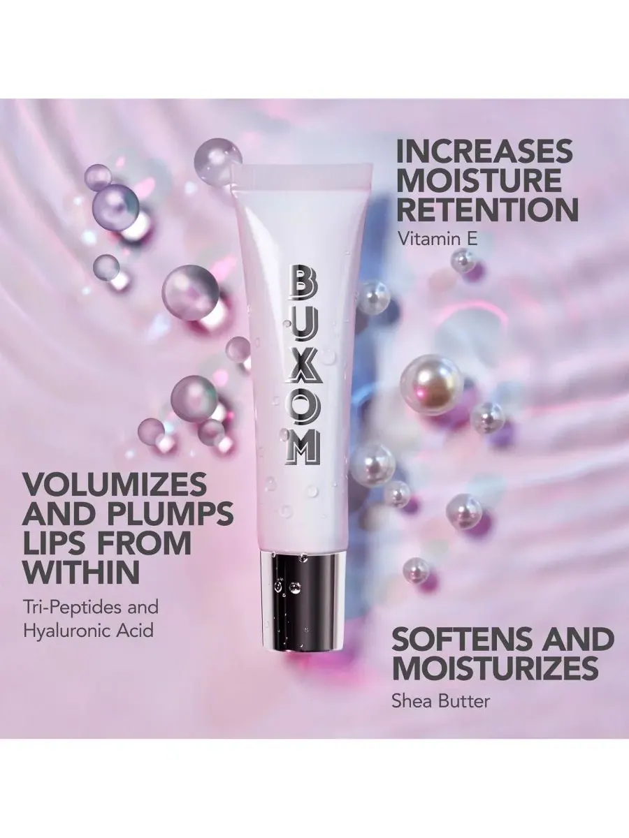 Мощное средство для увеличения объема губ с пептидами Buxom Cosmetics, Vanilla Glaze — изображение 7 из 7