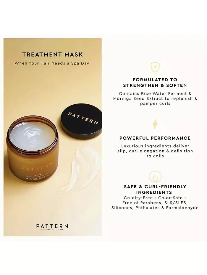 Лечебная маска, 15 унций Pattern Beauty By Tracee Ellis Ross — изображение 4 из 4