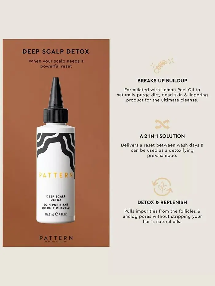 Глубокая детоксикация кожи головы, 4 унции Pattern Beauty By Tracee Ellis Ross — изображение 5 из 9