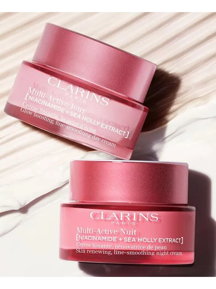 Крем для лица Clarins — Мультиактивный дневной увлажняющий для морщин, пор и сияния с ниацинамидом — изображение 6 из 10