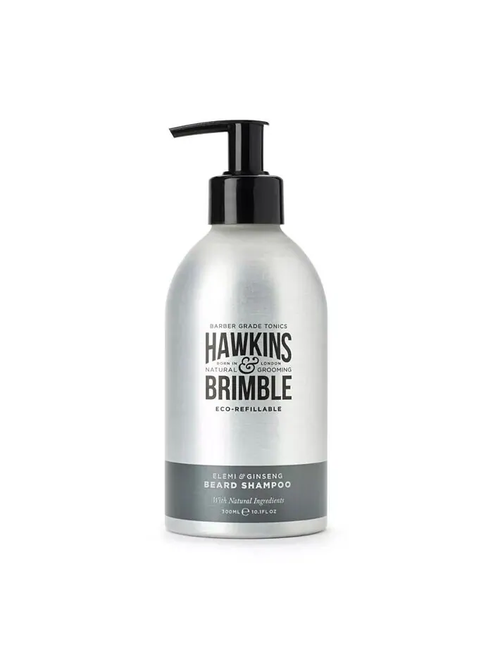 Hawkins Brimble Beard Шампунь эко-многоразового использования, 10,1 жидких унций Hawkins & Brimble