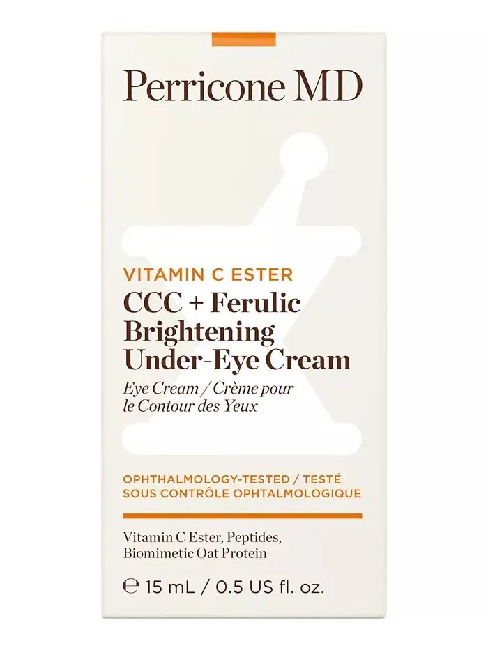 Крем для лица Perricone Md — Эстер витамина С CCC + осветляющий под глазами с феруловой кислотой — изображение 5 из 6