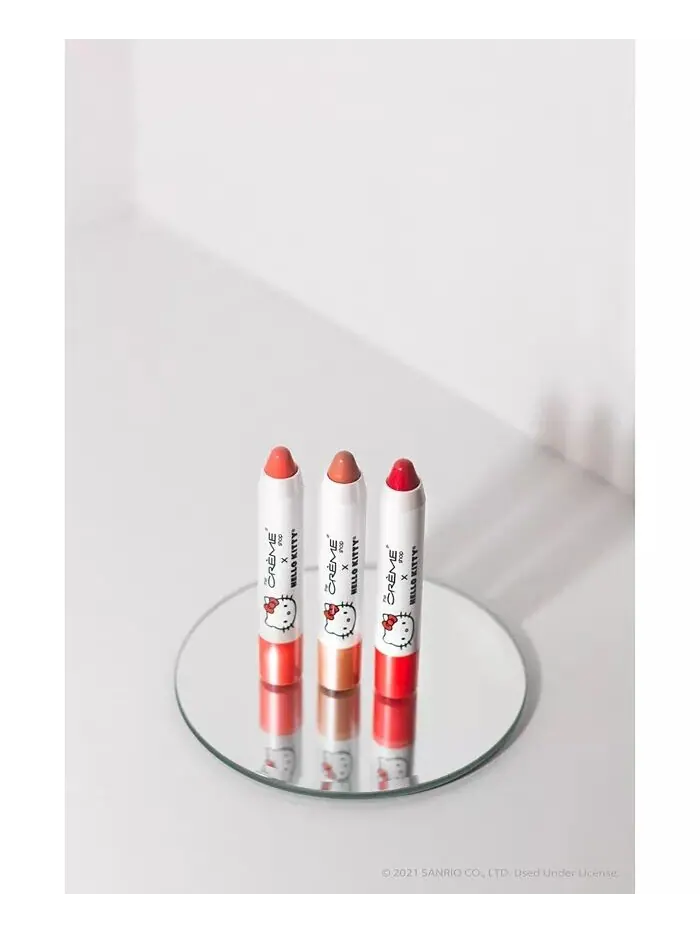 Увлажняющий бальзам для губ с оттенком Hello Kitty The Crème Shop, цвет Peach Pout — изображение 5 из 5