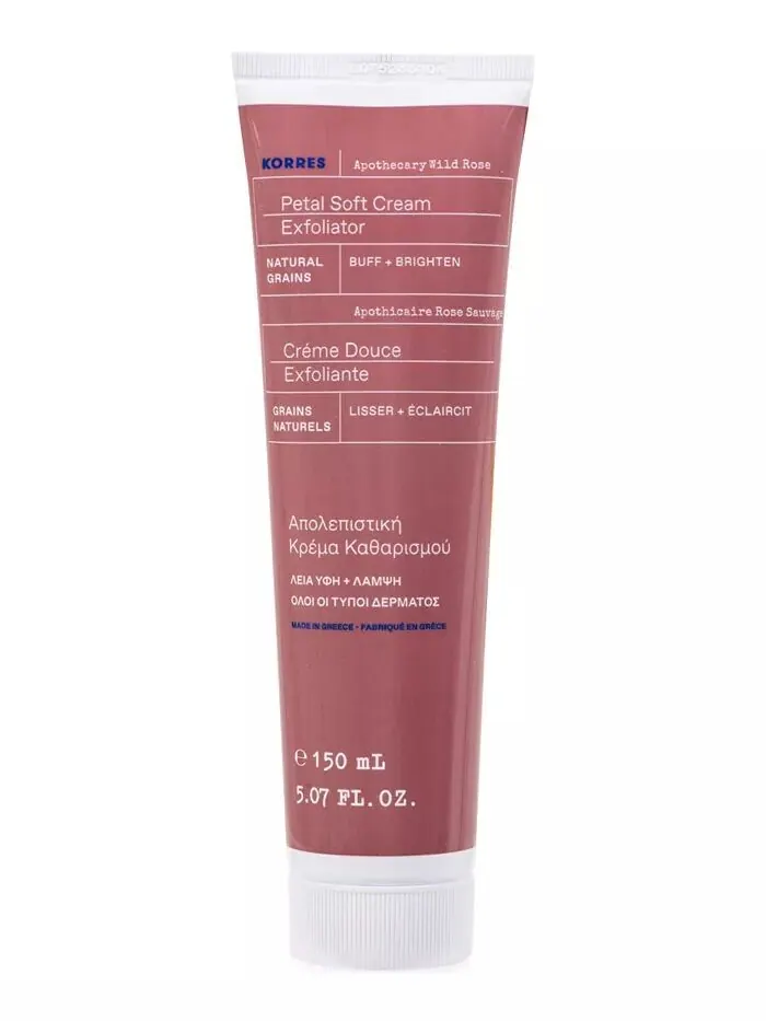 Пилинг Korres — Мягкий -эксфолиатор Apothecary Wild Rose Petal
