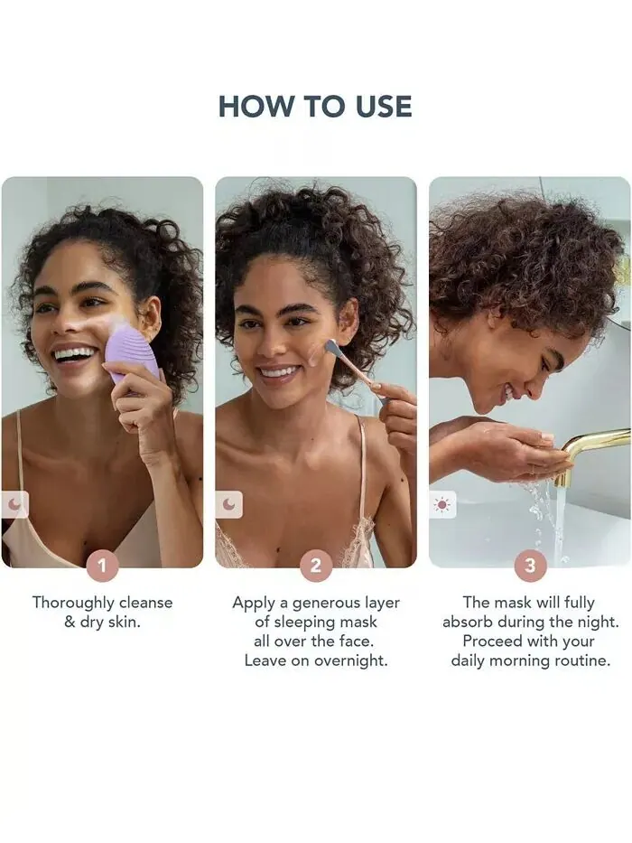 Маска для лица Foreo — Ультраувлажняющая ночная Supercharged, 75 мл — изображение 7 из 8