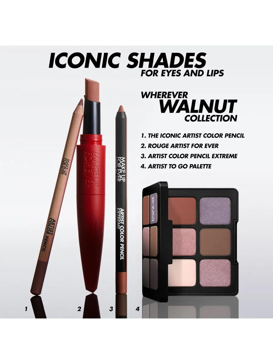Палитры Artist To Go MAKE UP FOR EVER, цвет 606 - wherever walnut — изображение 4 из 5