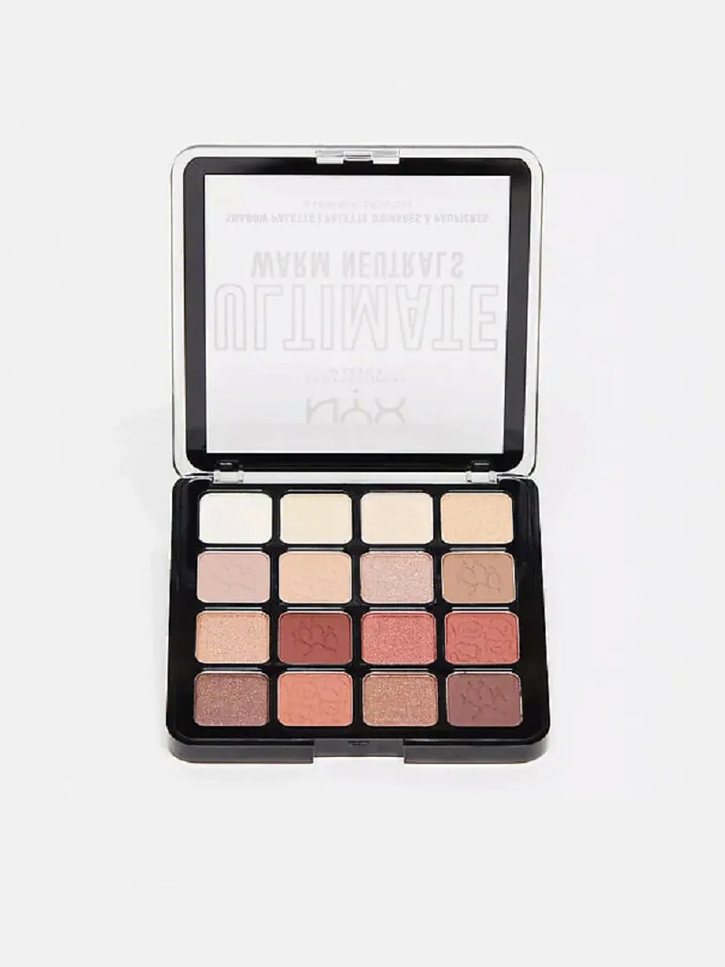 Палетка теней для век Nyx Professional Makeup Ultimate, warm neutrals — изображение 2 из 5
