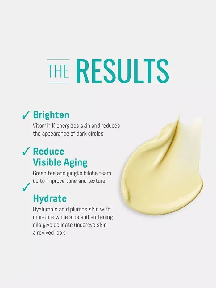 Осветляющий крем для век с витамином К и зеленым чаем Herbal Dynamics Beauty — изображение 3 из 6