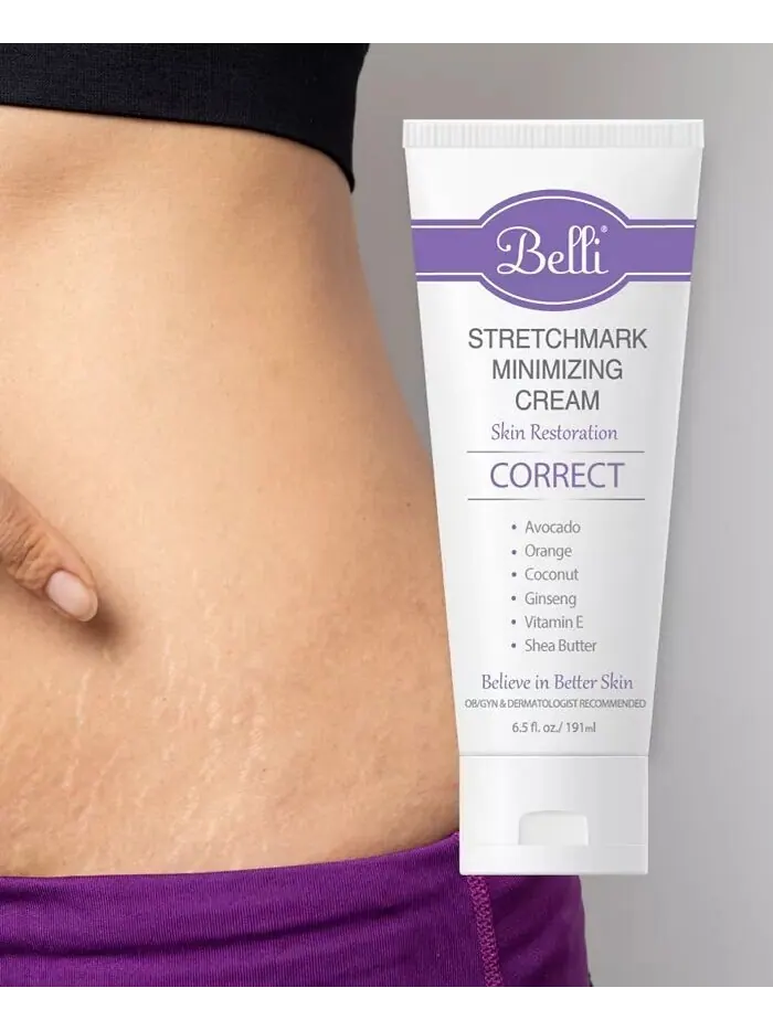 Крем для уменьшения растяжек, 6,5 унций Belli Skin Care — изображение 2 из 3
