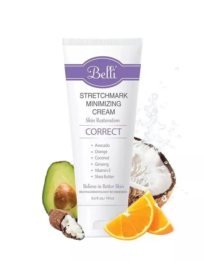 Крем для уменьшения растяжек, 6,5 унций Belli Skin Care — изображение 3 из 3
