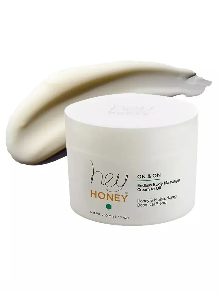 On and On Honey Cream to Oil для массажа тела, 200 мл Hey Honey — изображение 2 из 5