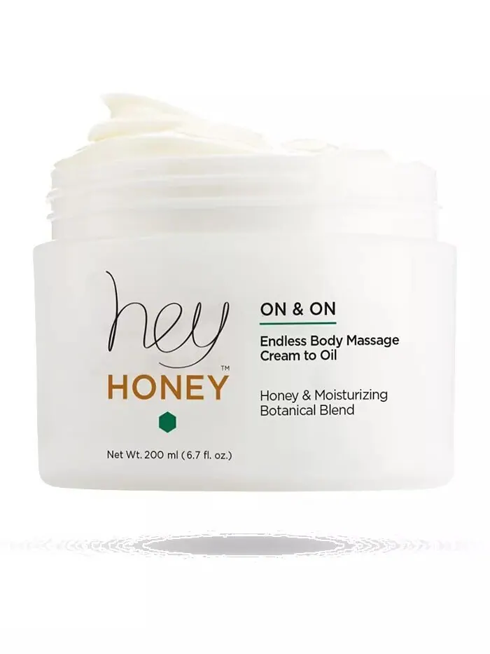On and On Honey Cream to Oil для массажа тела, 200 мл Hey Honey — изображение 3 из 5