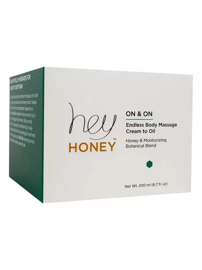 On and On Honey Cream to Oil для массажа тела, 200 мл Hey Honey — изображение 4 из 5
