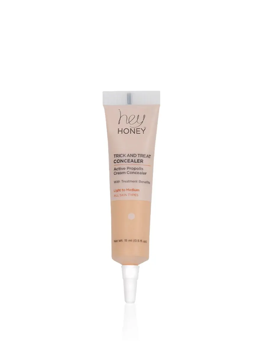Консилер-крем с прополисом Trick and Treat, 15 мл Hey Honey, цвет light to medium tone — без цвета