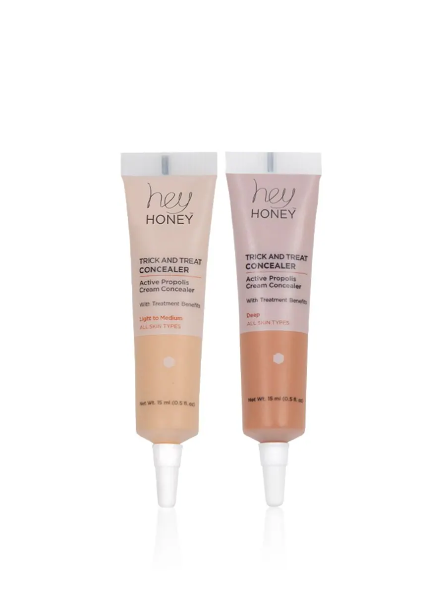 Консилер-крем с прополисом Trick and Treat, 15 мл Hey Honey, цвет light to medium tone — изображение 4 из 5